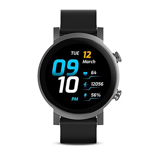 TicWatch E3 Smartwatch para hombres Wear OS con Qualcomm Snapdragon Wear 4100 Google Pay GPS integrado Monitoreo de la frecuencia cardíaca Seguimiento del sueño Administración del estrés iOS y Android