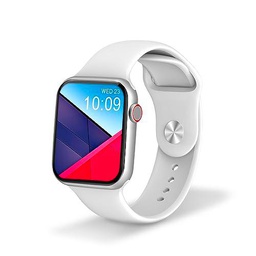 DCU TECNOLOGIC - Smartwatch Color Full 2 - Reloj Inteligente con 2 Correas: Blanco y Rojo