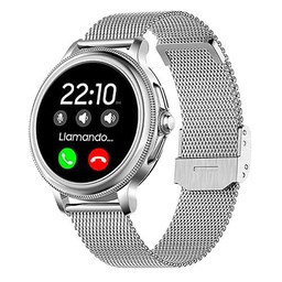 Smartwatch Metal + Silicona Cool Dover Gris (Llamadas