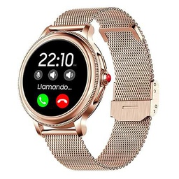 Smartwatch Metal + Silicona Cool Dover Rosa (Llamadas