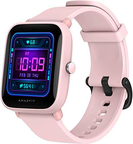 Amazfit Bip U Pro Smart Watch Reloj Inteligente con GPS Incorporado 60+ Modos Deportivos 5 ATM Fitness Tracker Oxígeno Sangre Frecuencia cardíaca Monitor de sueño y estrés 1.43 &quot;Pantalla táctil