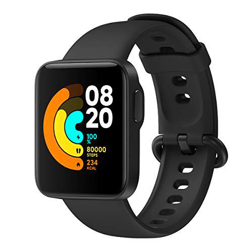 Xiaomi Mi Watch Lite Smartwatch Sport Fitness Trackers 1.4&quot; Pantalla TFT 5ATM Resistencia Monitoreo del Ritmo Cardíaco Monitoreo del Sueño Ejercicios de Respiración Actividades Banda (Negro)