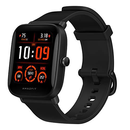 Amazfit Bip U Pro Smart Watch Reloj Inteligente con GPS Incorporado 60+ Modos Deportivos 5 ATM Fitness Tracker Oxígeno Sangre Frecuencia cardíaca Monitor de sueño y estrés 1.43 &quot;Pantalla táctil