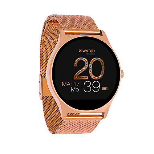 Joli XW PRO - Smartwatch para mujer, color oro, reloj inteligente iOS