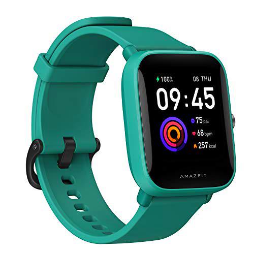 Amazfit Bip U Series Smartwatch Fitness Reloj Inteligente 60+ Modos Deportivos 1.43&quot; Pantalla táctil a Color Grande 5 ATM (SpO2) Oxígeno en Sangre Frecuencia Cardíaca