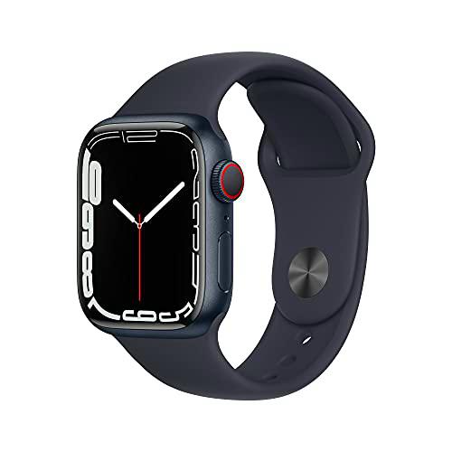Apple Watch Series 7 (GPS + Cellular) - Caja de Aluminio en Color Medianoche de 41 mm
