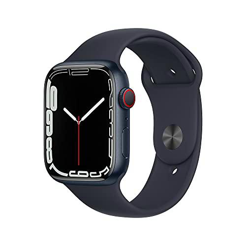Apple Watch Series 7 (GPS + Cellular) - Caja de Aluminio en Color Medianoche de 45 mm