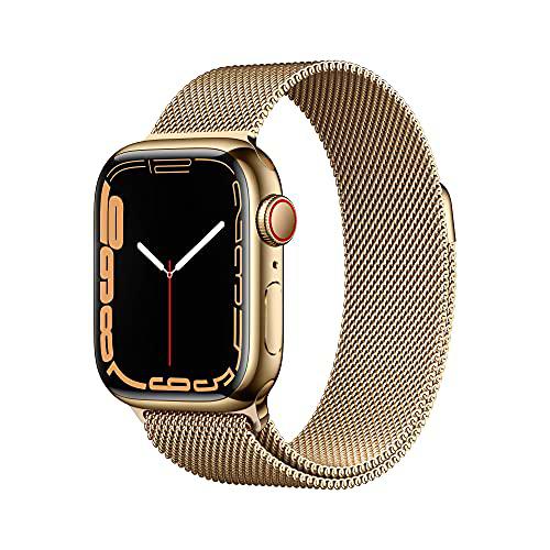 Apple Watch Series 7 (GPS + Cellular) - Caja de Acero Inoxidable en Oro de 41 mm