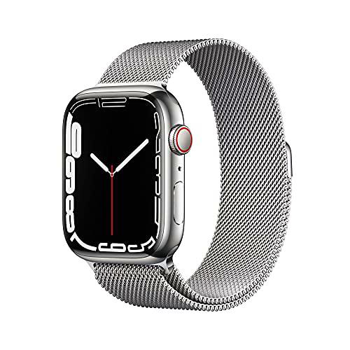 Apple Watch Series 7 (GPS + Cellular) - Caja de Acero Inoxidable en Plata de 45 mm