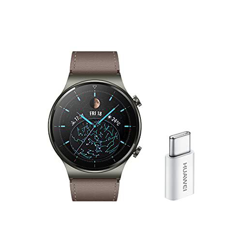 HUAWEI Watch GT 2 Pro - Smartwatchcon Pantalla AMOLED de 1.39&quot; y Adaptador USB-C
