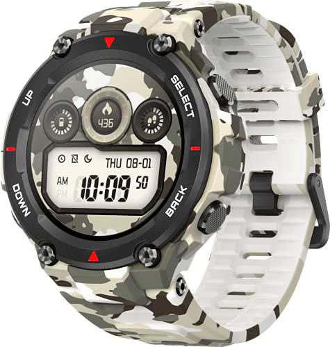 Amazfit T-Rex Reloj Inteligente Camuflaje AMOLED 3,3 cm (1.3&quot;) GPS (satélite), 58 g, CAMO