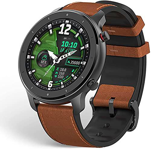 Amazfit GTR 47 Smartwatch Deportivo Reloj Inteligente AMOLED de 1.39&quot; GPS + GLONASS Integrado Frecuencia cardíaca Continua de 24 Horas Larga duración de batería 14 dias 12 Modos Deportes-Aluminium