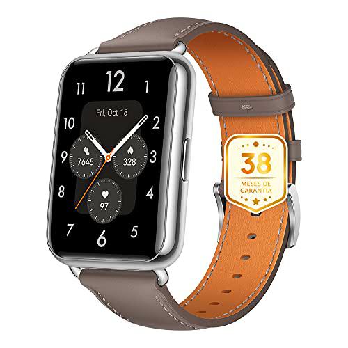 HUAWEI Watch FIT 2 Smartwatch,Llamadas Bluetooth,Gestión de Vida Saludable,Batería de Larga Duración,Animaciones de Entrenamiento Rápido,Monitorización Automática de SpO2,Gris+38 Meses de Garantía