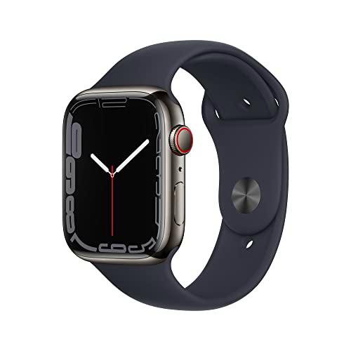 Apple Watch Series 7 (GPS + Cellular) - Caja de Acero Inoxidable en Grafito de 45 mm