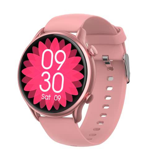 Reloj Inteligente para Mujer y Hombre, Smartwatch con 1.7&quot; Pantalla táctil con Monitor de Presión Arterial/Frecuencia Cardíaca/Sueño para Android iOS