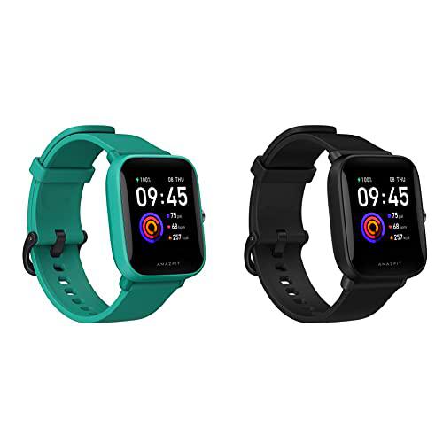 Amazfit Bip U Smartwatch Fitness Reloj Inteligente 60 + Modos Deportivos 1.43%22 Pantalla táctil a Color Grande 5 ATM + Bip U Smartwatch Fitness Reloj Inteligente
