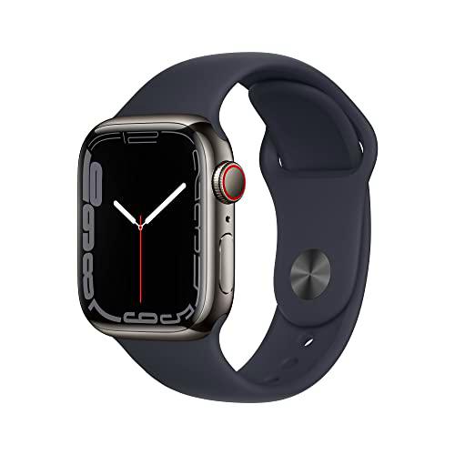 Apple Watch Series 7 (GPS + Cellular) - Caja de Acero Inoxidable en Grafito de 41 mm