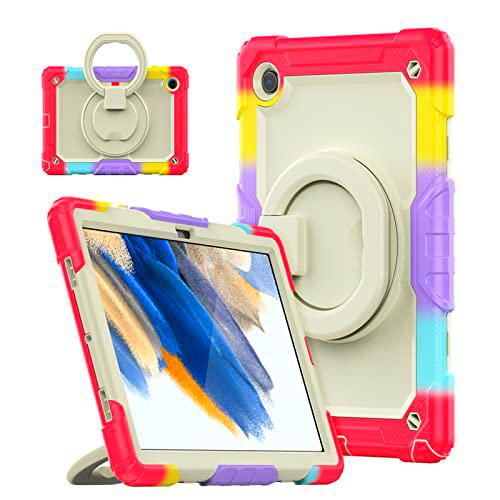 Estuche para Samsung Galaxy Tab A7 Lite con Soporte/Mango Giratorio 360 para Samsung Galaxy Tab A7 Lite 8.7&quot; 2021 (SM-T220/T225) Tablet Cases