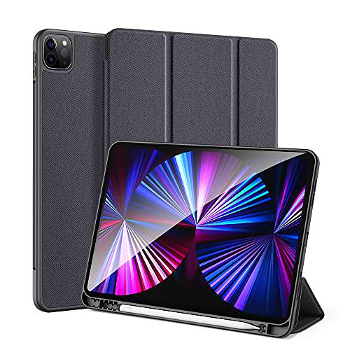 Compatible con iPad Pro 11 Pulgadas Case 3rd/2nd Generation con portalápices,Cubierta Protectora Delgada Triple con Parte Posterior de TPU Suave