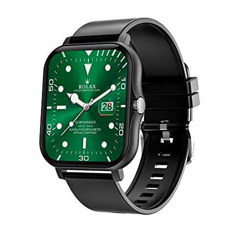 NURBAL P8 Pro Smartwatch, Fitness Tracker Watch HD Pantalla táctil Reloj Inteligente con podómetro / Sueño / Velocímetro / Sport Fitness Tracker para Android / iOS (Negro
