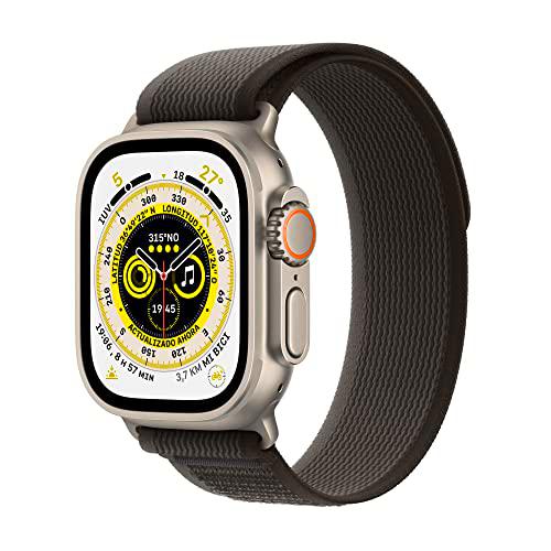 Apple Watch Ultra (GPS + Cellular, 49mm) Reloj Inteligente con Caja de Titanio