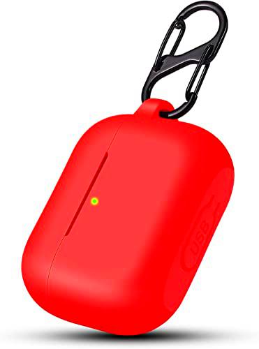 AirPods 3 Case Cover with Keychain, Protective Silicone Cover for AirPods 3