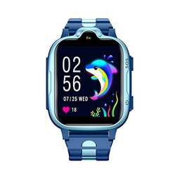 DCU TECNOLOGIC | Smartwatch, Reloj Inteligente, Smartwatch para niñ@s con Video Llamadas 4G y localización, Color Azul