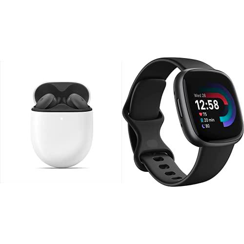 Google Pixel Buds + Fitbit Versa 4 Smartwatch