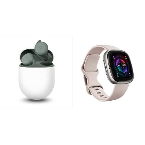 Google Pixel Buds + Fitbit Sense 2 Smartwatch