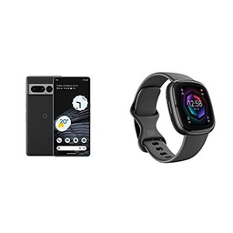 Google Pixel 7 Pro + Fitbit Sense 2 Smartwatch