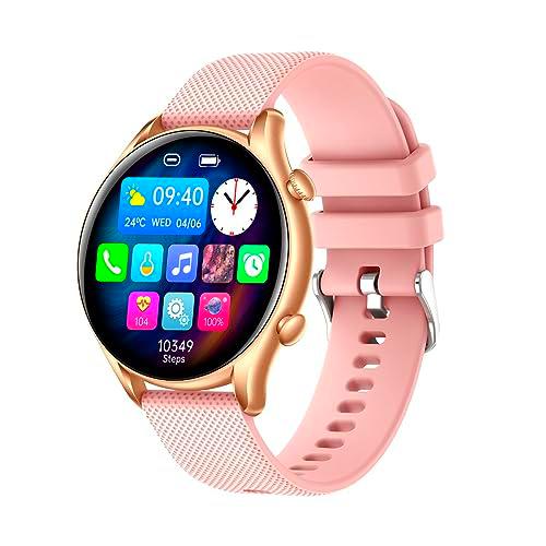 Impermeable, Elegante, Deportivo, Robusto Smartwatch myPhone Watch EL Rosa para Mujer con una Gran batería de hasta 10 días