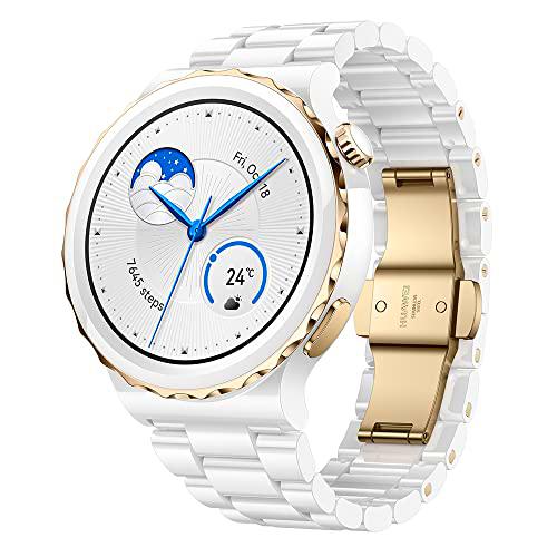 HUAWEI Watch GT 3 Pro 43 mm Smartwatch, Carcasa de cerámica nanocristalina