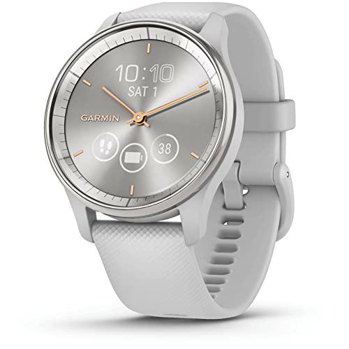 Garmin Vivomove Trend, Elegante Smartwatch Híbrido de 40 mm con Sofisticado Aspecto Analógico
