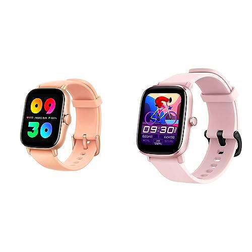 Amazfit GTS 2 Smartwatch Fitness con Llamada Bluetooth Rastreador Actividad &amp; GTS 2 Mini Reloj Inteligente Smartwatch Fitness Diseño Delgado