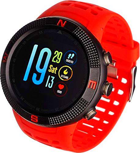 Garett Sport 27 - Reloj Inteligente con GPS, Color Rojo