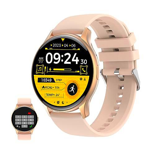 KSIX Core Reloj Inteligente Deportivo Mujer, Smartwatch con Llamadas y Notificaciones