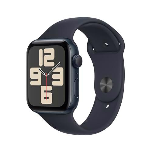 Apple Watch SE de 2.ª generación, 2023 [GPS] Smartwatch con Caja de Aluminio en Color Medianoche de 44 mm y Correa Deportiva Color Medianoche