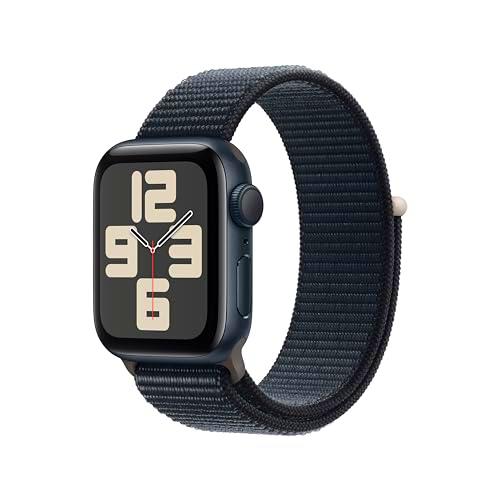 Apple Watch SE de 2.ª generación, 2023 [GPS] Smartwatch con Caja de Aluminio en Color Medianoche de 40 mm y Correa Loop Deportiva Color Medianoche