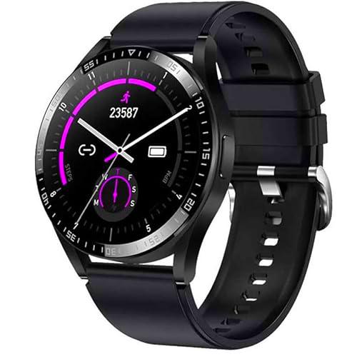 PRENDELUZ Reloj Inteligente Negro, smartwatch con función Llamada