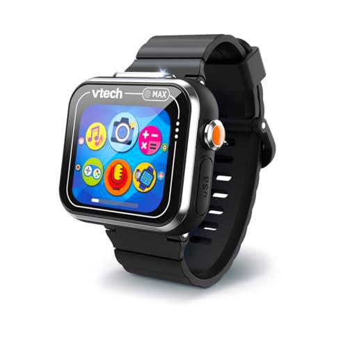 VTech - Kidizoom Smartwatch MAX Negro, Reloj Inteligente para niños