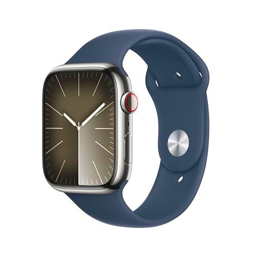 Apple Watch Series 9 (GPS + Cellular) - Caja de Aluminio en Plata de 45 mm